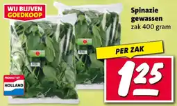 Nettorama Spinazie gewassen aanbieding