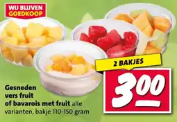 Nettorama Gesneden vers fruit of bavarois met fruit aanbieding