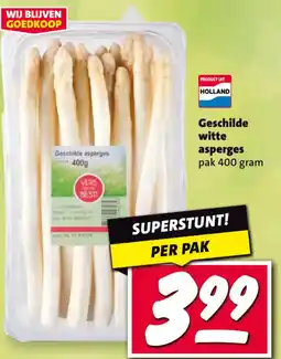 Nettorama Geschilde witte asperges aanbieding