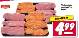 Nettorama Varkenshaas schnitzels of lapjes aanbieding