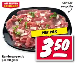 Nettorama Rundercarpaccio aanbieding