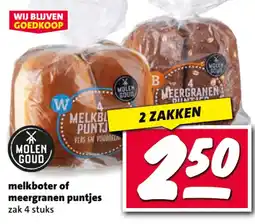 Nettorama melkboter of meergranen puntjes aanbieding