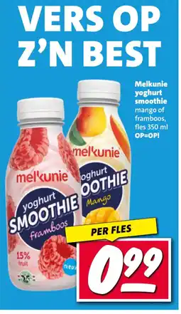 Nettorama Melkunie yoghurt smoothie aanbieding