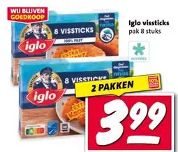 Nettorama Iglo vissticks aanbieding