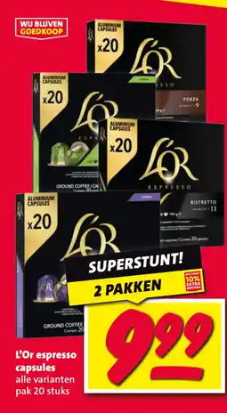 Nettorama L'Or espresso capsules aanbieding