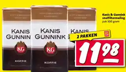 Nettorama Kanis & Gunnink snelfiltermaling aanbieding