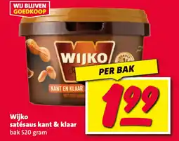Nettorama Wijko satésaus kant & klaar aanbieding