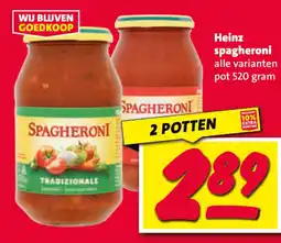 Nettorama Heinz spagheroni aanbieding