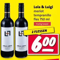 Nettorama Lola & Luigi merlot tempranillo aanbieding