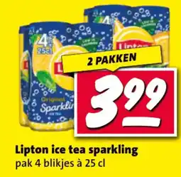 Nettorama Lipton ice tea sparkling aanbieding
