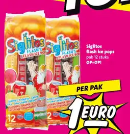 Nettorama Siglitos flash ice pops aanbieding
