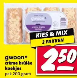 Nettorama gwoon crème brûlée koekjes aanbieding