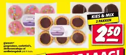 Nettorama gwoon gangmakers, confettini's, abrikozencakejes of aardbeiengebak aanbieding
