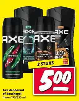Nettorama Axe deodorant of douchegel aanbieding