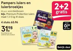 Etos Pampers luiers en luierbroekjes aanbieding