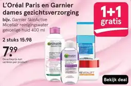 Etos L'Oréal Paris en Garnier dames gezichtsverzorging aanbieding