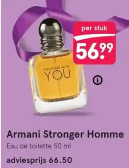 Etos Armani Stronger Homme aanbieding