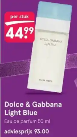 Etos Dolce & Gabbana Light Blue aanbieding