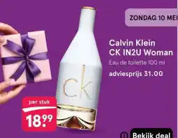Etos Calvin Klein CK IN2U Woman aanbieding