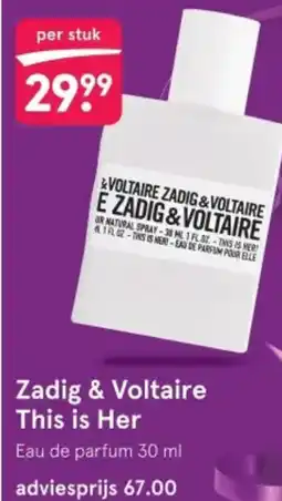 Etos Zadig & Voltaire This is Her aanbieding