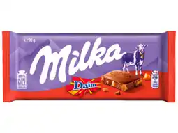 Hoogvliet Milka Chocoladereep Daim aanbieding