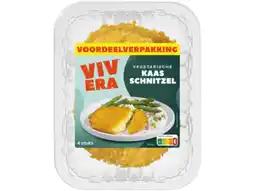 Hoogvliet Vivera Kaas schnitzel aanbieding