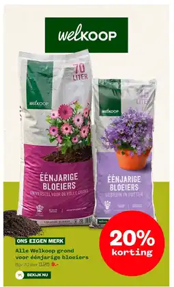Welkoop Alle Welkoop grond voor éénjarige bloeiers aanbieding