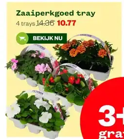 Welkoop Zaaiperkgoed tray aanbieding