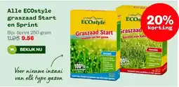 Welkoop Alle ECOstyle graszaad Start en Sprint aanbieding