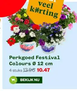 Welkoop Perkgoed Festival Colours aanbieding