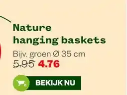 Welkoop Nature hanging baskets aanbieding