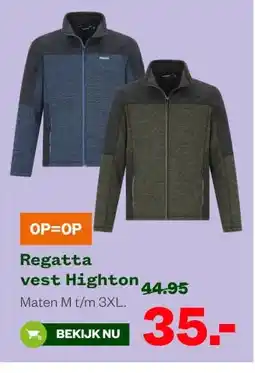 Welkoop Regatta vest Highton aanbieding