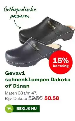 Welkoop Gevavi schoenklompen Dakota of Dinan aanbieding