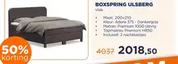 TotaalBED BOXSPRING ULSBERG aanbieding