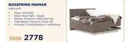 TotaalBED BOXSPRING INGMAR aanbieding