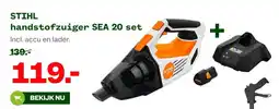 Welkoop STIHL handstofzuiger SEA 20 set aanbieding