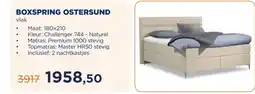 TotaalBED BOXSPRING OSTERSUND aanbieding