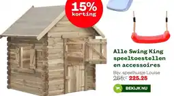 Welkoop Alle Swing King speeltoestellen en accessoires aanbieding