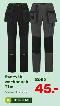 Welkoop Størvik werkbroekTim aanbieding