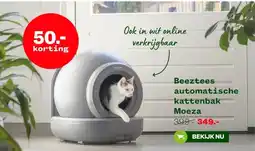 Welkoop Beeztees automatische kattenbak Moeza aanbieding