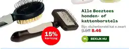 Welkoop Alle Beeztees honden- of kattenborstels aanbieding
