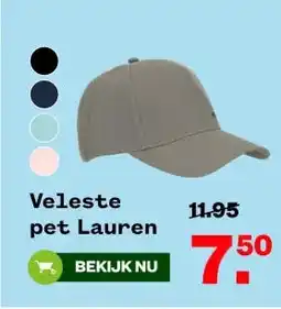 Welkoop Veleste pet Lauren aanbieding
