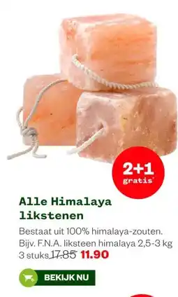 Welkoop Alle Himalaya likstenen aanbieding