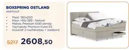TotaalBED BOXSPRING OSTLAND aanbieding