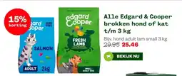 Welkoop Alle Edgard & Cooper brokken hond of kat t/m 3 kg aanbieding