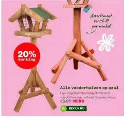 Welkoop Alle voederhuizen op paal aanbieding