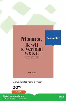 The Read Shop Mama, ik wil je verhaal weten aanbieding