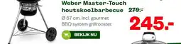 Welkoop Weber Master-Touch houtskoolbarbecue aanbieding