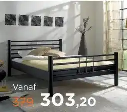 TotaalBED Bed Davos | 140 x 200 cm | Antraciet aanbieding