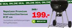 Welkoop Napoleon Premium houtskoolbarbecue aanbieding